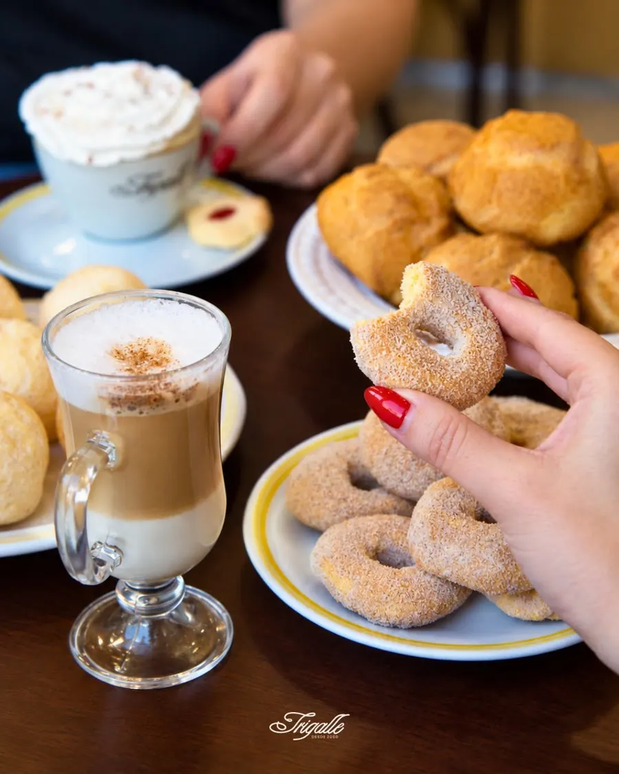 Café da tarde na Trigalle