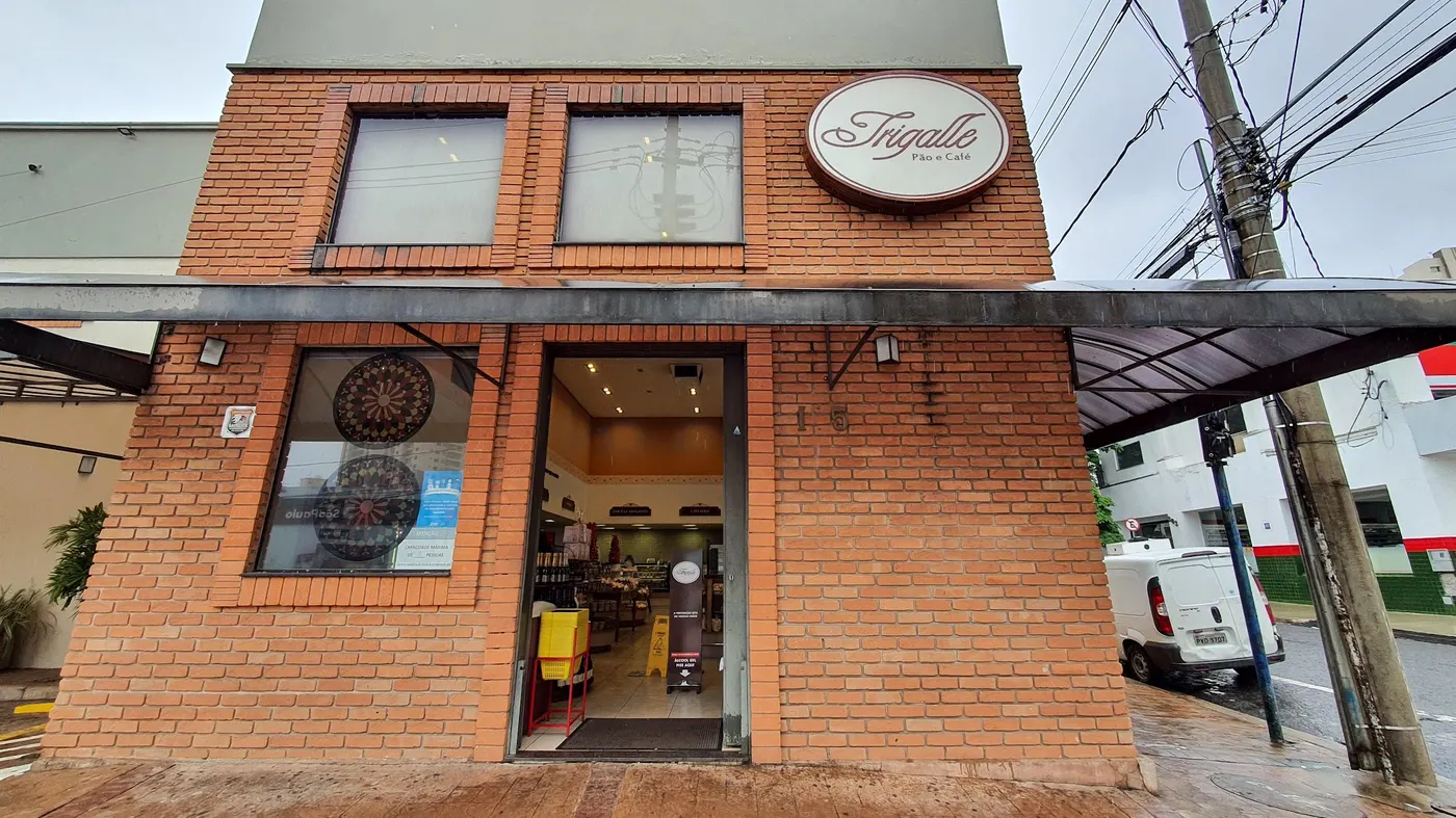 Fachada da Trigalle na Av. Santos Dumont